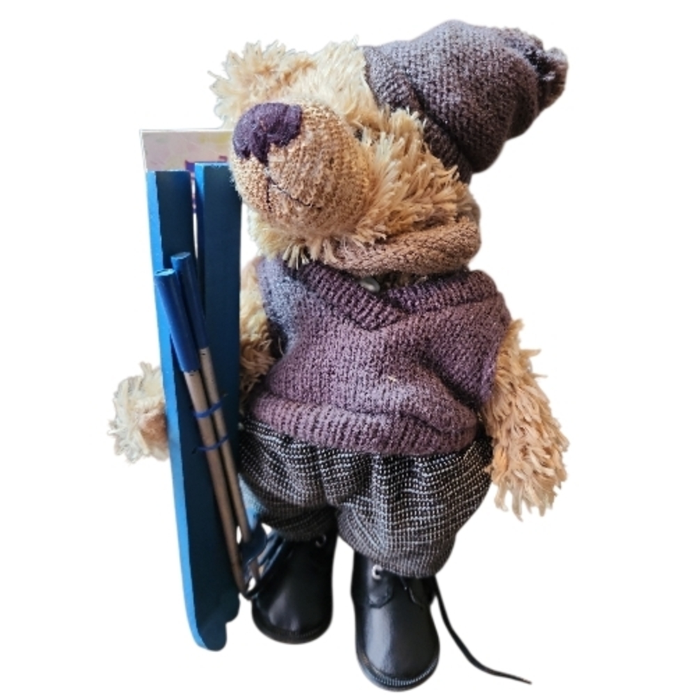 PBC INTERNATIONAL‎ | Hans Down 12.5" Plush Ski Skiing Collectible Teddy Bear